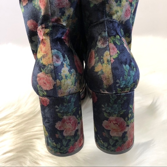 Abound Izzie Floral Velvet Booties - Picture 5 of 5